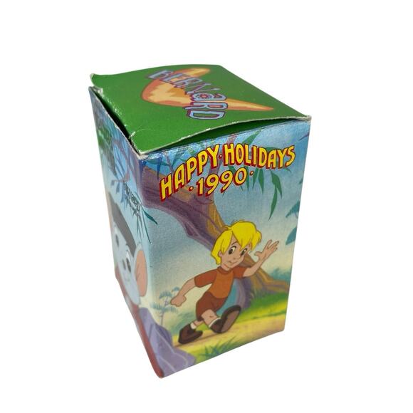 VTG Disney The Rescuers Down Under Bernard Felt Flocked Christmas Ornament w/Box - Picture 10 of 13